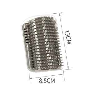 Planet Gates Pet Brush Comb Play Cat Toy Softer Cat Self Groomer Massage Comb with Catnip Cat Face Scratcher for Kitten Puppy Cat Accessories