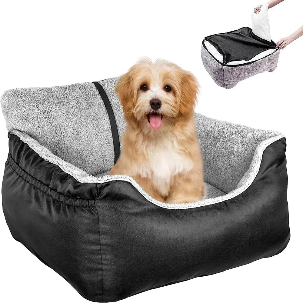 Planet Gates Pet Car Seat for Large Medium Dogs Washable Dog Booster Pet Car Seat Detachable Dog Bed for Car Back Seat Pet Travel Carrier Bed