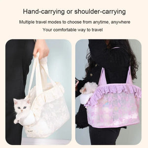 Planet Gates Pet Carrier Bag for Cat Small Dog Backpack Travel Car Seat Transport Moving Puppy  Women Animals Box Supplies Accessories
