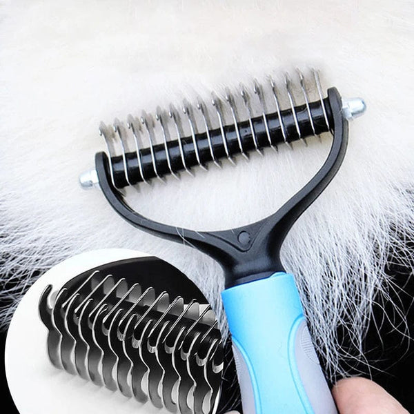 Planet Gates Pet Cat Hair Removal Comb Brush Dog Grooming Shedding Tools Puppy Hair Shedding Trimmer Pet Fur Trimming Dematting Deshedd Combs