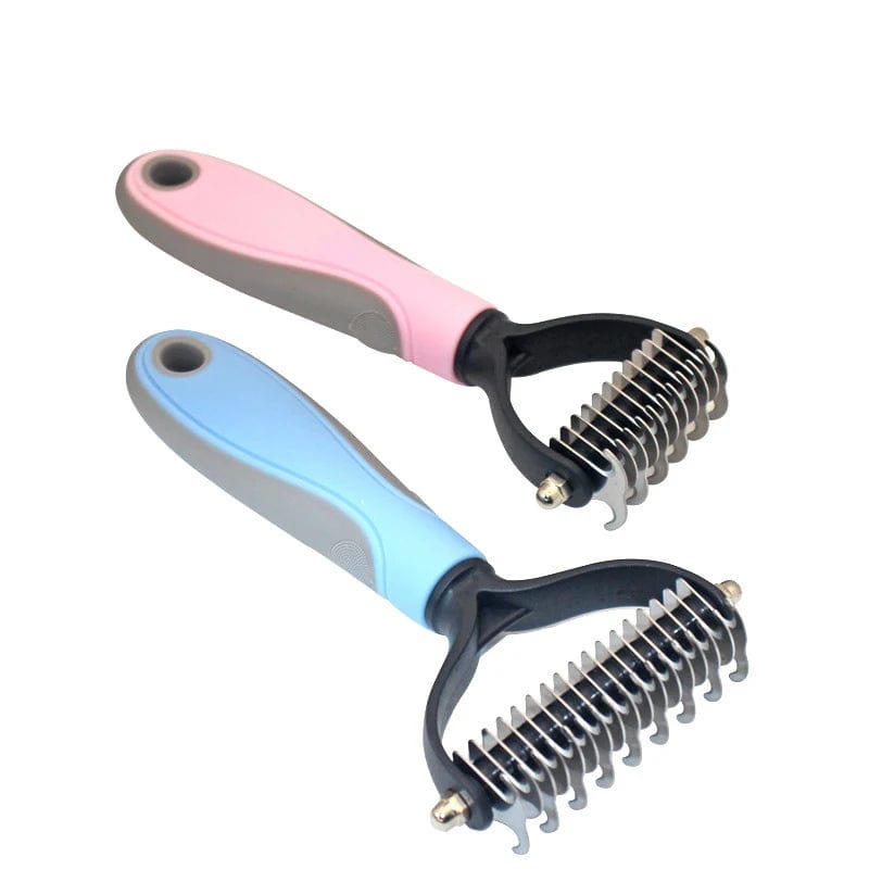 Planet Gates Pet Cat Hair Removal Comb Brush Dog Grooming Shedding Tools Puppy Hair Shedding Trimmer Pet Fur Trimming Dematting Deshedd Combs