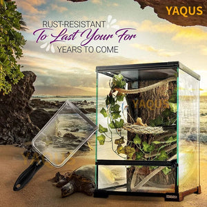 Planet Gates Pet Cleaning Tools Stainless Steel Feces Shovel Net Cat Litter Shovel Reptiles Lizard Sand Shovel Mesh Screen Fecal Spoon