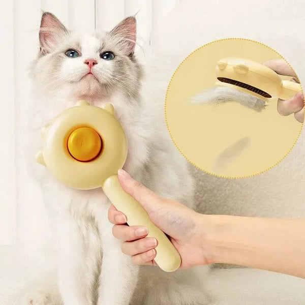 Planet Gates Pet Comb One-Key Hair Removal Cleaning Brush Magic Massage Grooming Needle Scratcher For Cat Dog Cleaning Care Supplies