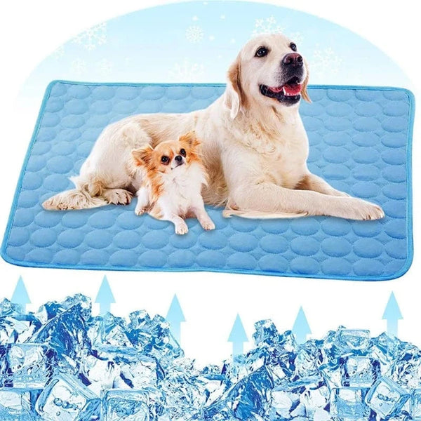 Planet Gates Pet Cooling Mat Summer Pet Cold Bed Extra Large For Small Big Dogs Pet Accessories Cat Durable Blanket Sofa Cat Ice Pad Blanket