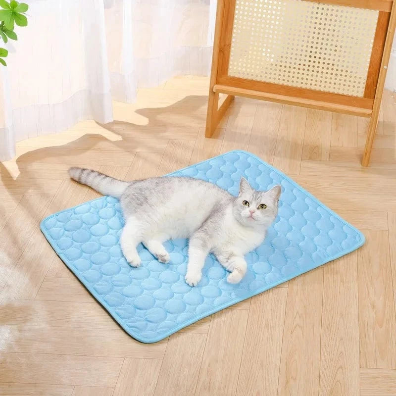 Planet Gates Pet Cooling Mat Summer Pet Cold Bed Extra Large For Small Big Dogs Pet Accessories Cat Durable Blanket Sofa Cat Ice Pad Blanket