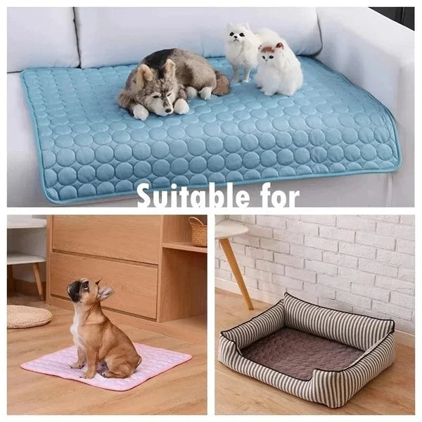 Planet Gates Pet Cooling Mat Summer Pet Cold Bed Extra Large For Small Big Dogs Pet Accessories Cat Durable Blanket Sofa Cat Ice Pad Blanket