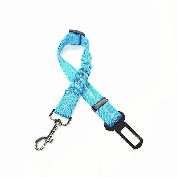 Planet Gates Pet Dog Car Seat Belt Retractable Buffer Elastic Reflective Safety Traction Rope Dog Leash Harness Dogs Dog Accessories Supplies