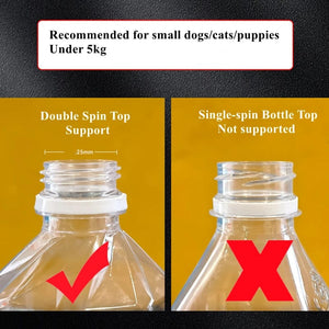 Planet Gates Pet Dog Cat Water Dispenser Nozzle Hanging Bottle Water Beverage Fountain Head Leak-Proof Feeder Bowl Pet Feeding Device 강아지 급수기