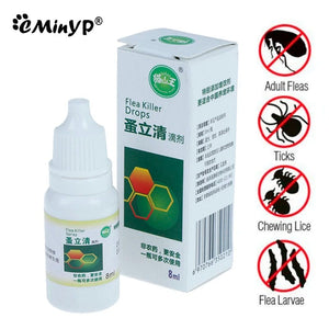 Planet Gates Pet Dog Flea Killer Vitro Drops Long-Lasting Control Repel Anti Fleas Cat Ticks Lice Insect Remover For Cats Dogs Repeller 8ML