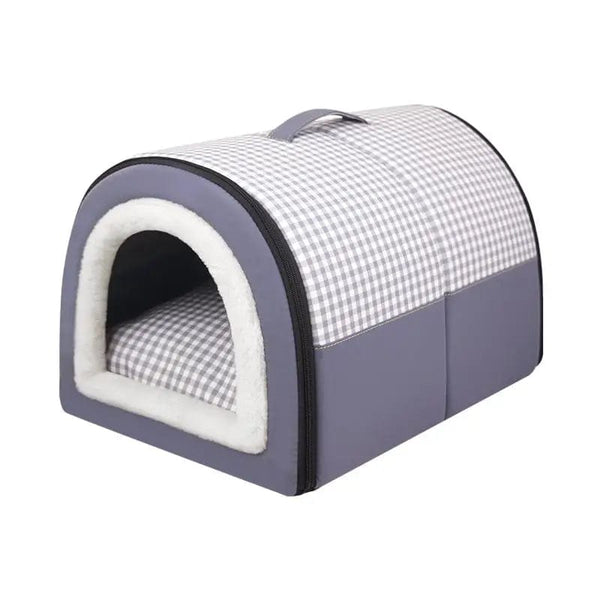 Planet Gates Pet Dog House Soft Cozy Pet Sleeping Bed for Small Medium Dogs Cats Foldable Removable Puppy Nest Portable Kennel Pet Supplies