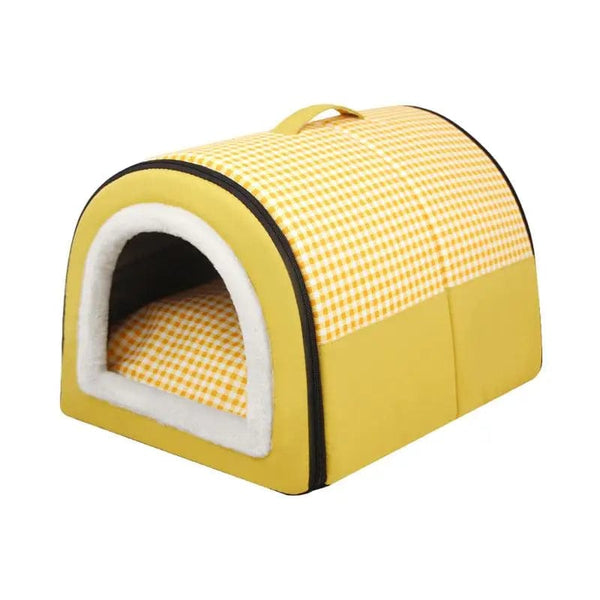 Planet Gates Pet Dog House Soft Cozy Pet Sleeping Bed for Small Medium Dogs Cats Foldable Removable Puppy Nest Portable Kennel Pet Supplies