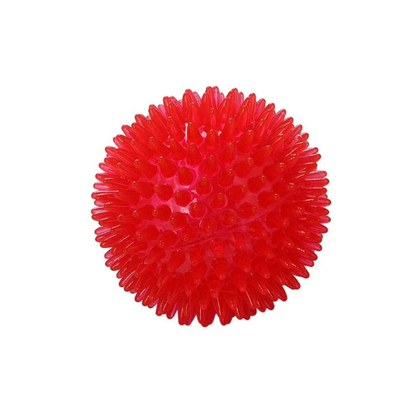 Planet Gates Pet Dog Toys Cat Puppy Sounding Toy Polka Squeaky Tooth Cleaning Ball TPR Training Pet Teeth Chewing Toy Thorn Balls Accessories