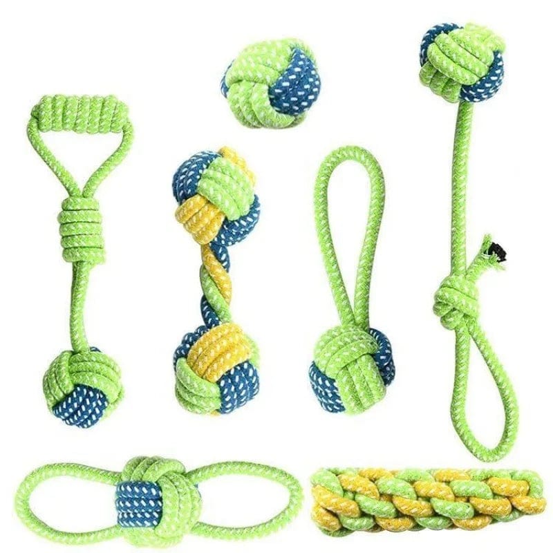 Planet Gates Pet Dog Toys for Large Small Dogs Toy Interactive Cotton Rope Mini Dog Toys Ball for Dogs Accessories Toothbrush Chew Puppy Toy