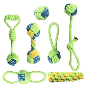 Planet Gates Pet Dog Toys for Large Small Dogs Toy Interactive Cotton Rope Mini Dog Toys Ball for Dogs Accessories Toothbrush Chew Puppy Toy