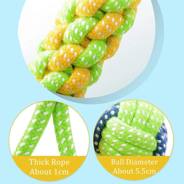 Planet Gates Pet Dog Toys for Large Small Dogs Toy Interactive Cotton Rope Mini Dog Toys Ball for Dogs Accessories Toothbrush Chew Puppy Toy