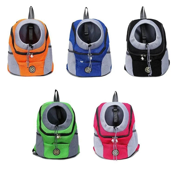 Planet Gates Pet Dog Travel Backpack Portable Outdoor Breathable Mesh Cat Puppy Double Shoulder Carrier Bag for Small Large Dogs Pet Supplies