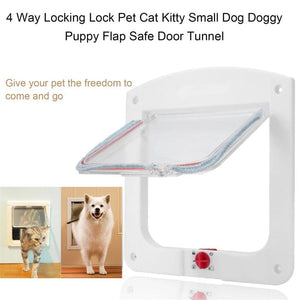 Planet Gates Pet Dogs Cats Door New Safe Lockable Magnetic Screen Outdoor Window 4 Way Locking Gate House Enter Freely Fashion Pretty Garden
