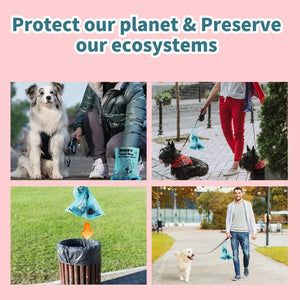 Planet Gates Pet Garbage Bag Environmentally Friendly Degradable Dog Fecal Bag Dog Kitten Poop Fecal Collect Bag Pet Hygiene Cleaning Product