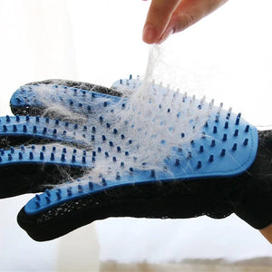 Planet Gates Pet Glove Cat Grooming Glove Cat Hair Deshedding Brush Gloves Dog Comb for Cats Bath Hair Remover Clean Massage Brush For Animal