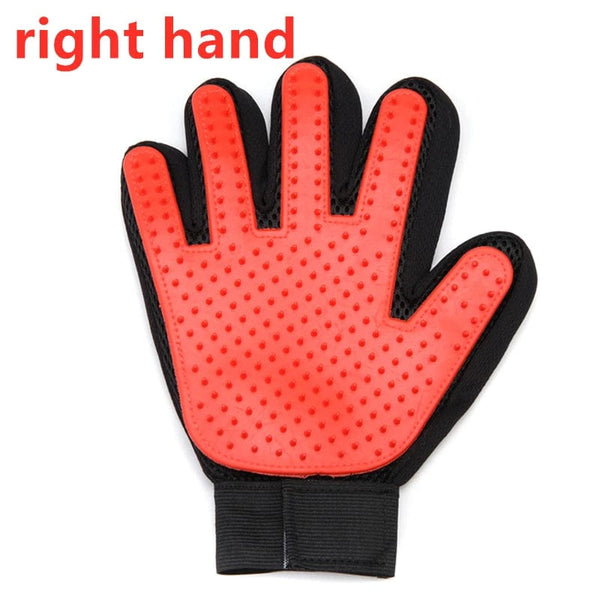 Planet Gates Pet Glove Cat Grooming Glove Cat Hair Deshedding Brush Gloves Dog Comb for Cats Bath Hair Remover Clean Massage Brush For Animal