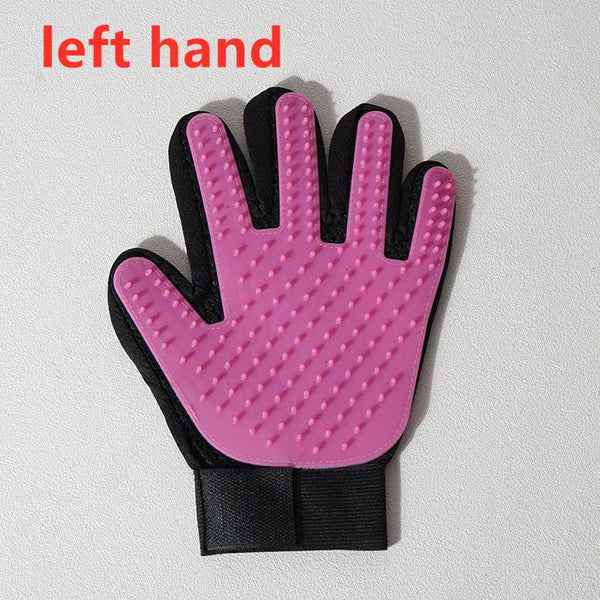 Planet Gates Pet Glove Cat Grooming Glove Cat Hair Deshedding Brush Gloves Dog Comb for Cats Bath Hair Remover Clean Massage Brush For Animal