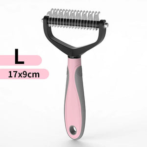 Planet Gates Pet Hair Removal Comb Cat Dog Brush Pet Hair Grooming Tool Puppy Hair Shedding Combs Pet Fur Trimming Dematting Deshedding Brush