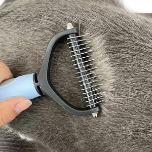Planet Gates Pet Hair Removal Comb Cat Dog Brush Pet Hair Grooming Tool Puppy Hair Shedding Combs Pet Fur Trimming Dematting Deshedding Brush