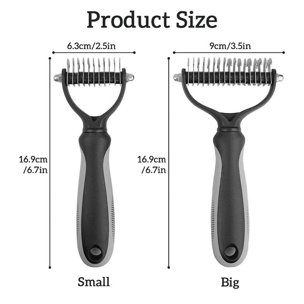 Planet Gates Pet Hair Removal Comb Cat Dog Brush Pet Hair Grooming Tool Puppy Hair Shedding Combs Pet Fur Trimming Dematting Deshedding Brush