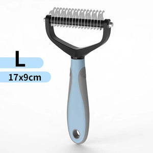 Planet Gates Pet Hair Removal Comb Cat Dog Brush Pet Hair Grooming Tool Puppy Hair Shedding Combs Pet Fur Trimming Dematting Deshedding Brush