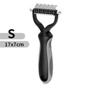 Planet Gates Pet Hair Removal Comb Cat Dog Brush Pet Hair Grooming Tool Puppy Hair Shedding Combs Pet Fur Trimming Dematting Deshedding Brush