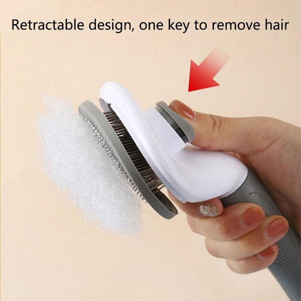 Planet Gates Pet Hair Remover Dog Brush Cat Comb Animal Grooming Tools Dogs Accessories Cat Supplies Stainless Steel Beauty Massage Comb
