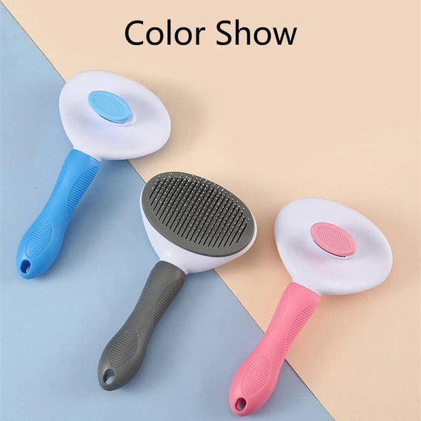 Planet Gates Pet Hair Remover Dog Brush Cat Comb Animal Grooming Tools Dogs Accessories Cat Supplies Stainless Steel Beauty Massage Comb