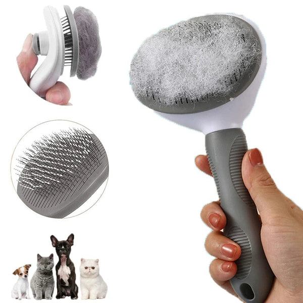 Planet Gates Pet Hair Remover Dog Brush Cat Comb Animal Grooming Tools Dogs Accessories Cat Supplies Stainless Steel Beauty Massage Comb