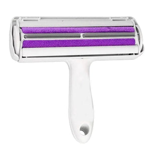 Planet Gates Pet Hair Roller Remover Lint Brush 2-Way Dog Cat Comb Tool Convenient Cleaning Dog Cat Fur Brush Base Home Sofa Clothe Cleaning