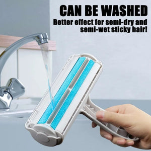 Planet Gates Pet Hair Roller Remover Lint Brush 2-Way Dog Cat Comb Tool Convenient Cleaning Dog Cat Fur Brush Base Home Sofa Clothe Cleaning