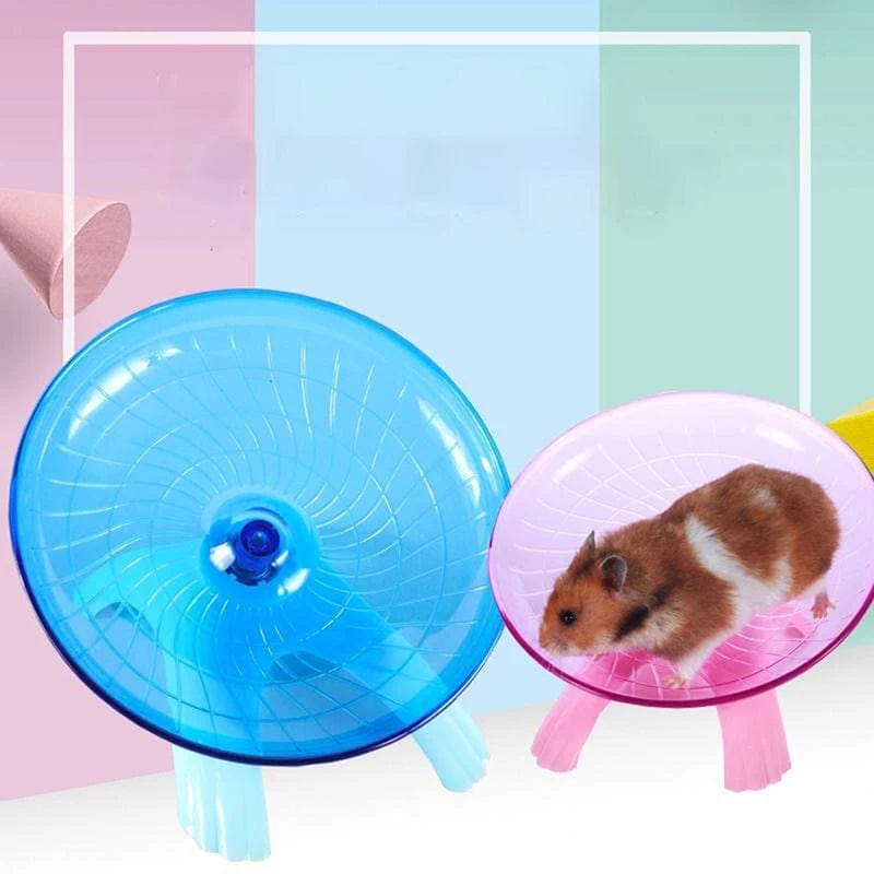 Planet Gates Pet Hamster Flying Saucer Exercise Squirrel Wheel Hamster Mouse Running Disc