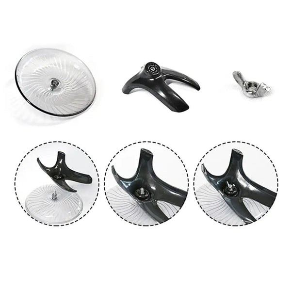 Planet Gates Pet Hamster Running Wheel Mute Flying Saucer Steel Axle Wheel Running Disc Toys Cage Small Animal Hamster Accessories Drop Ship