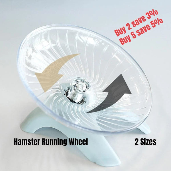 Planet Gates Pet Hamster Running Wheel Mute Flying Saucer Steel Axle Wheel Running Disc Toys Cage Small Animal Hamster Accessories Drop Ship
