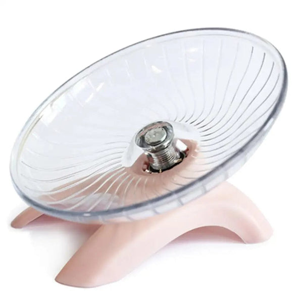 Planet Gates Pet Hamster Running Wheel Mute Flying Saucer Steel Axle Wheel Running Disc Toys Cage Small Animal Hamster Accessories Drop Ship