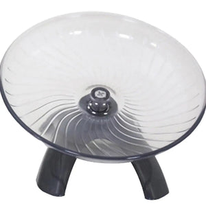 Planet Gates Pet Hamster Running Wheel Mute Flying Saucer Steel Axle Wheel Running Disc Toys Cage Small Animal Hamster Accessories Drop Ship