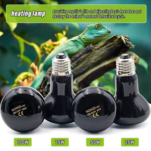 Planet Gates Pet Heating Lamp E27 Night Lamp For Amphibian Snake Lamp Heat Reptile Bulb UV Light 25W 50W 75W 100W AC220-240V