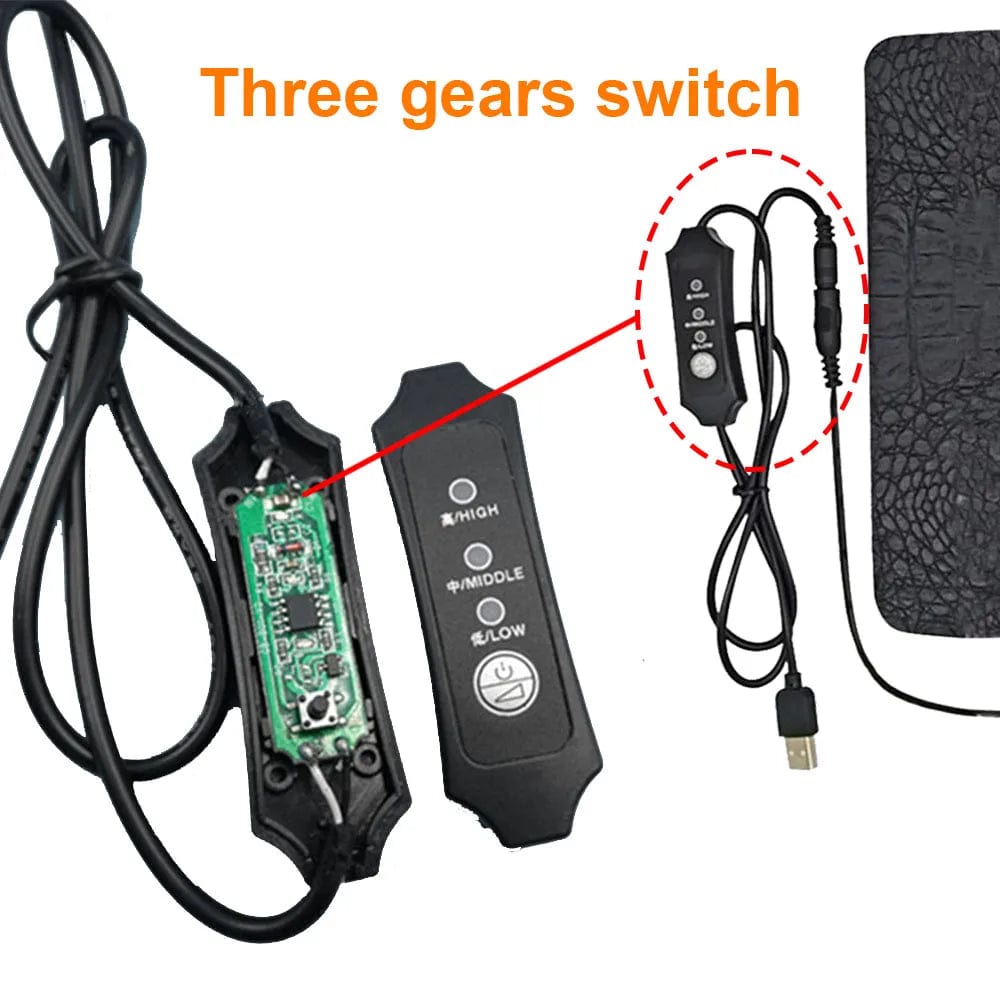 Mata grzewcza Planet Gates Pet do terrarium, mata grzewcza dla gadów, USB, elektryczny koc grzewczy, mata grzewcza, regulowany regulator temperatury, mata do inkubacji