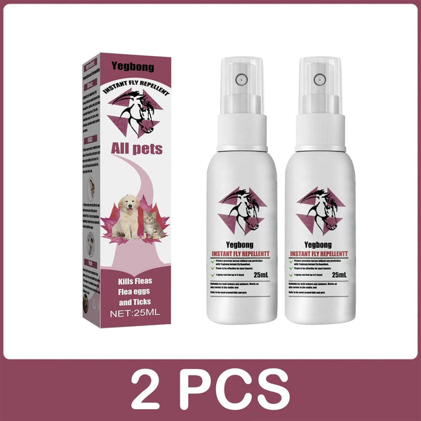 Planet Gates Pet insect repellent spray Drive away fleas lice ticks Sterilization Relieve skin itching Suitable for deworming cats and dogs