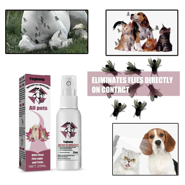 Planet Gates Pet insect repellent spray Drive away fleas lice ticks Sterilization Relieve skin itching Suitable for deworming cats and dogs