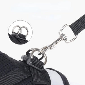 Planet Gates Pet Leash Undershirt Type Harness Breathable Reflective Adjustable Chest Harness Outdoor Dog Carrying Supplies