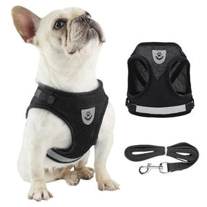 Planet Gates Pet Leash Undershirt Type Harness Breathable Reflective Adjustable Chest Harness Outdoor Dog Carrying Supplies