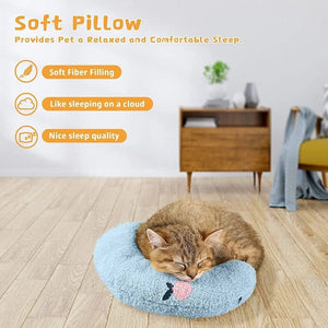 Planet Gates Pet Little Pillow Fashion Neck Protector Deep Sleep Puppy Kitten U-Shaped Pillow Dog Cat Headrest Sleeping Pillow Pet Supplies