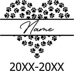 Planet Gates Pet Memorial Stone Custom Dogs Name and Date of Death Personalized Pet Loss Gifts Personalized Dog Grave Marker Plaque