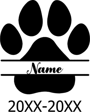 Planet Gates Pet Memorial Stone Custom Dogs Name and Date of Death Personalized Pet Loss Gifts Personalized Dog Grave Marker Plaque