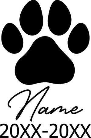 Planet Gates Pet Memorial Stone Custom Dogs Name and Date of Death Personalized Pet Loss Gifts Personalized Dog Grave Marker Plaque